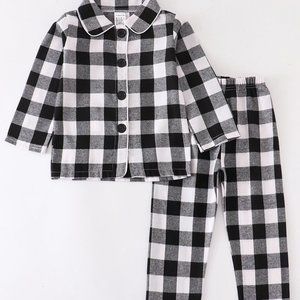 Basic Checkerboard Pajama Set